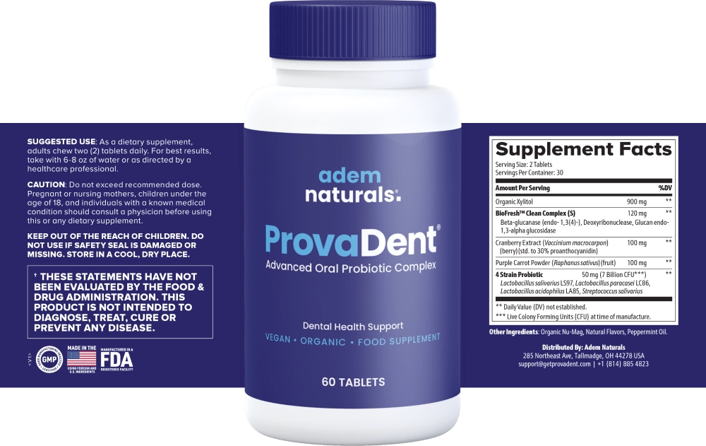 ProvaDent Ingredients