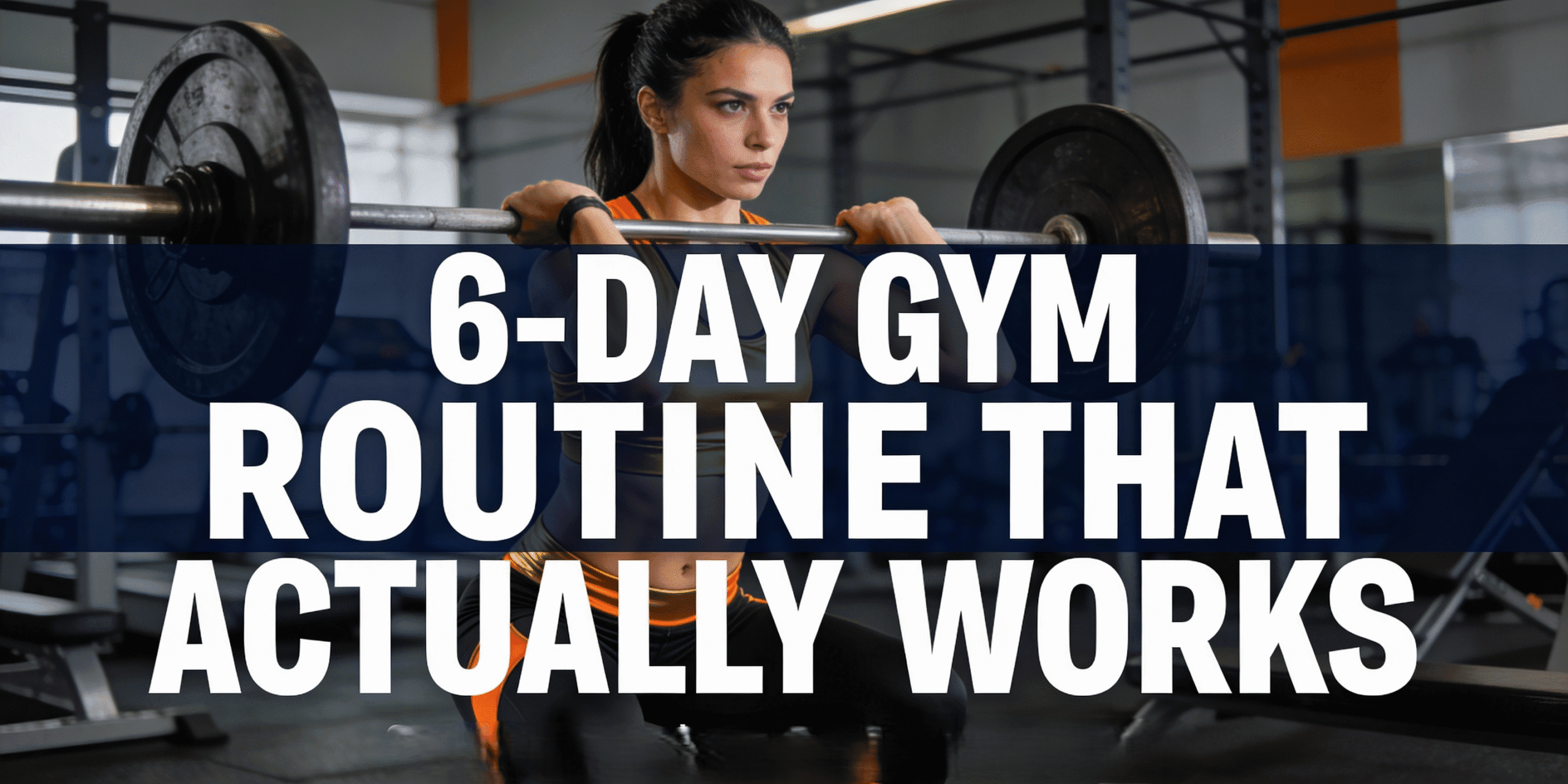 6-Day Gym Workout Schedule (Science-Backed & Sustainable)